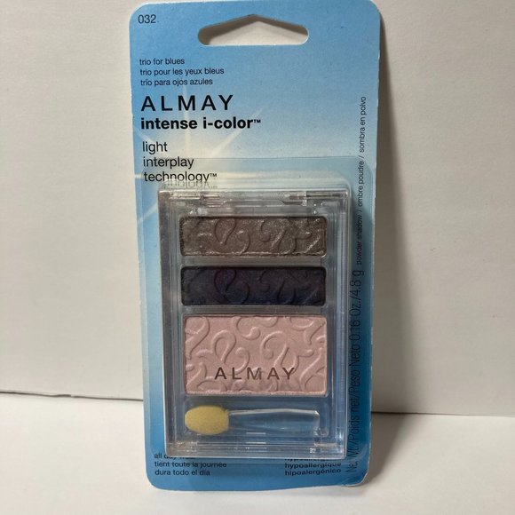 Almay Trio for Blues Intense I Color (3) Eye Shadow Palette - Picture 1 of 13
